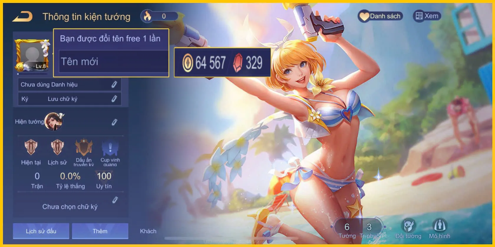 Bán Acc Reg Violet Tiệc bãi biển giá rẻ | shoplienquan